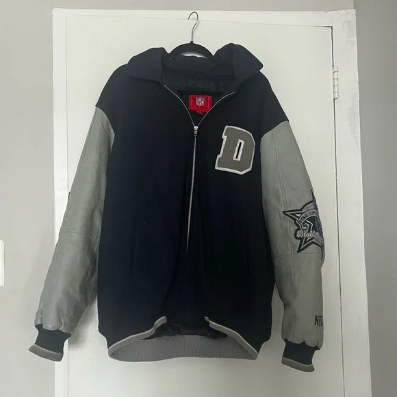 Vintage Dallas Cowboys Varsity Jacket - Picture 4 of 12